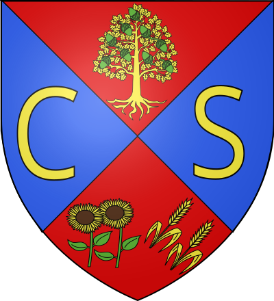 Blason de la commune Cabanac-Séguenville
