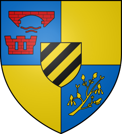 Blason de la commune Castelginest