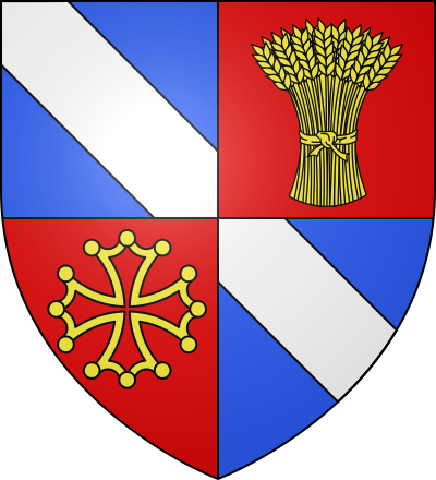 Blason de la commune Caujac
