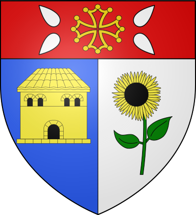 Blason de la commune Cazac