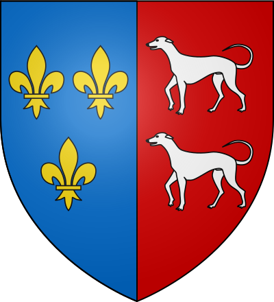 Blason de la commune Cazères