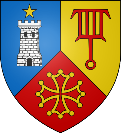 Blason de la commune Cépet