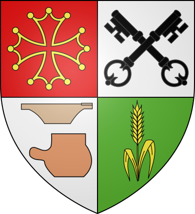 Blason de la commune Cox