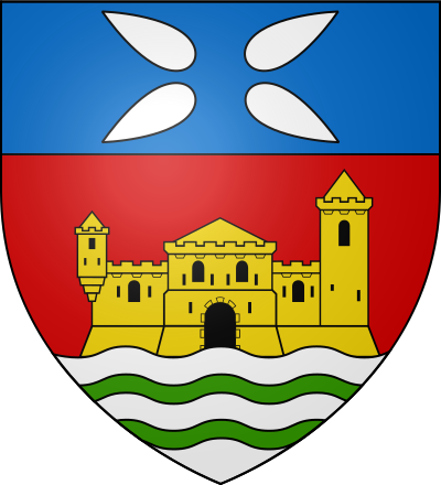 Blason de la commune L' Isle-en-Dodon