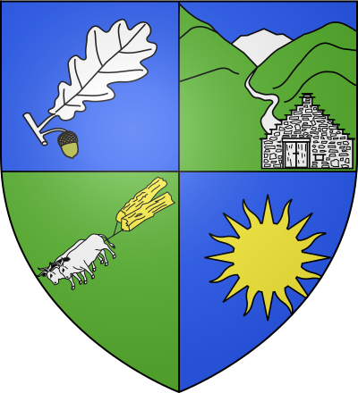 Blason de la commune Juzet-de-Luchon