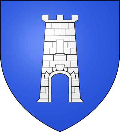 Blason de la commune Labarthe-Rivière