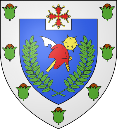 Blason de la commune Lavelanet-de-Comminges