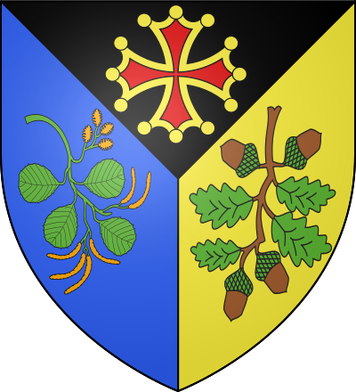 Blason de la commune Lavernose-Lacasse