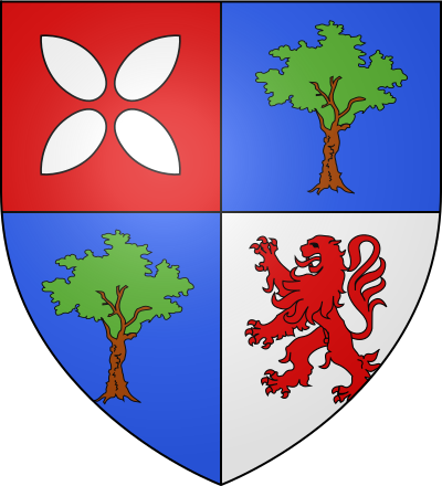 Blason de la commune Lécussan