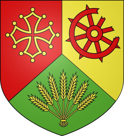 Blason de la commune Montgazin