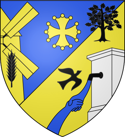 Blason de la commune Montrabé