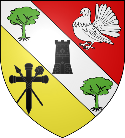 Blason de la commune Plagnole