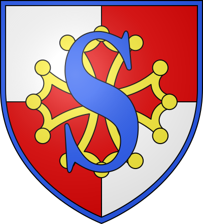 Blason de la commune Saiguède