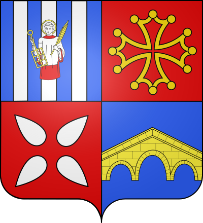 Blason de la commune Saint-Laurent