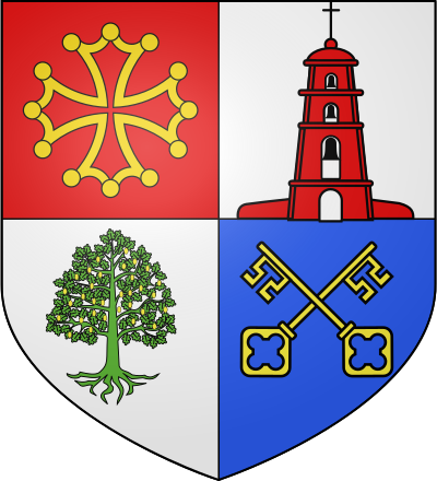 Blason de la commune Saint-Pierre-de-Lages