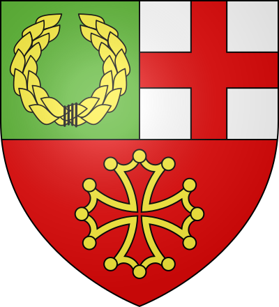 Blason de la commune Sarrecave