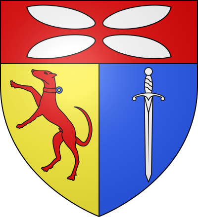 Blason de la commune Sarremezan