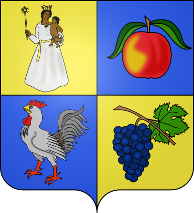 Blason de la commune Villaudric