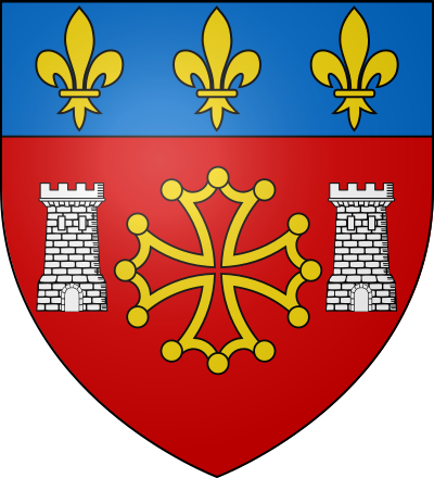 Blason de la commune Villefranche-de-Lauragais