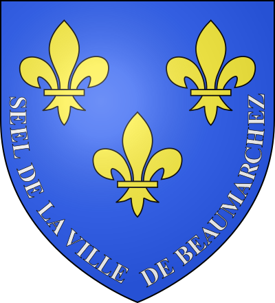 Blason de la commune Beaumarchés