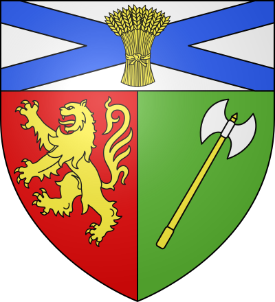 Blason de la commune Beccas
