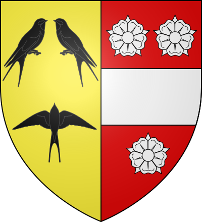 Blason de la commune Castéron