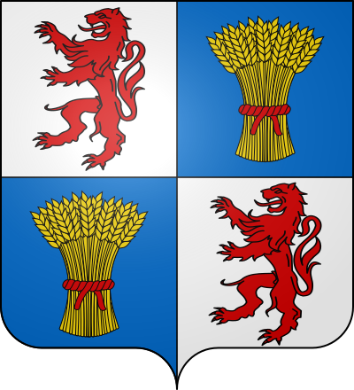 Blason de la commune Castet-Arrouy