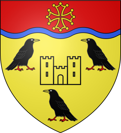 Blason de la commune Corneillan