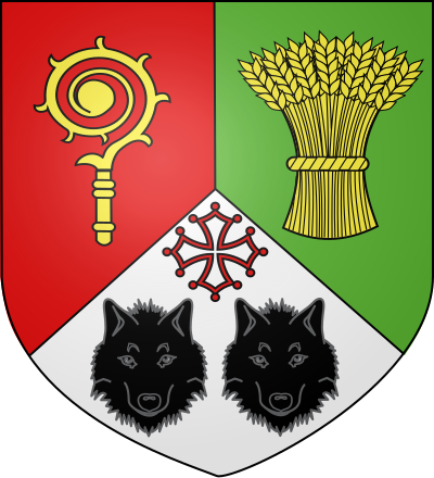 Blason de la commune Pouy-Loubrin