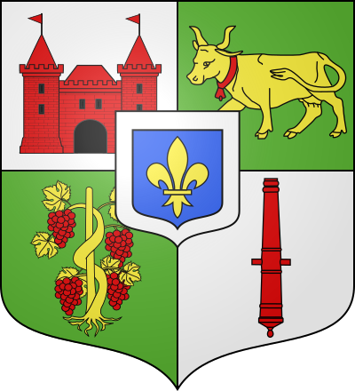 Blason de la commune Ludon-Médoc