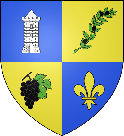 Blason de la commune Assas