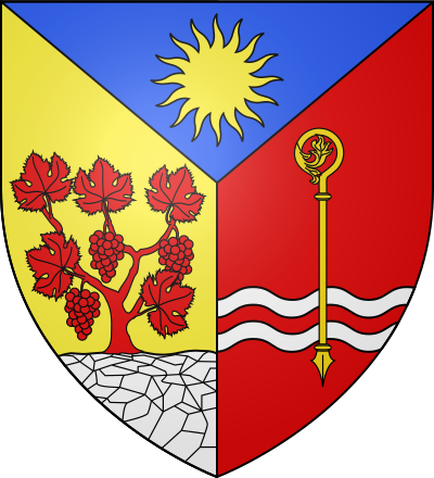 Blason de la commune Cazedarnes