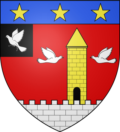 Blason de la commune Colombiers