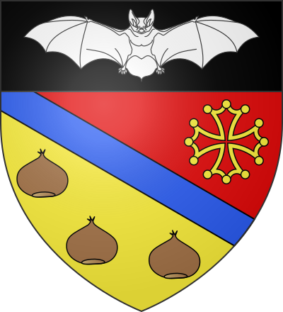 Blason de la commune Courniou
