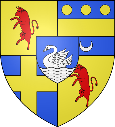 Blason de la commune Lunel-Viel
