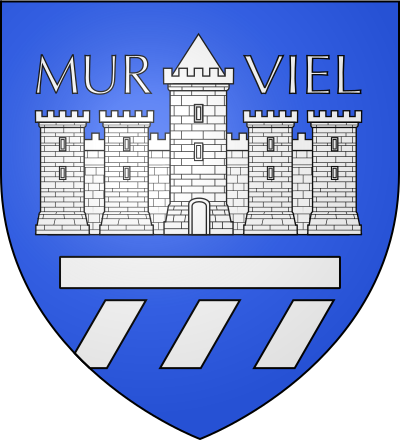 Blason de la commune Murviel-lès-Béziers