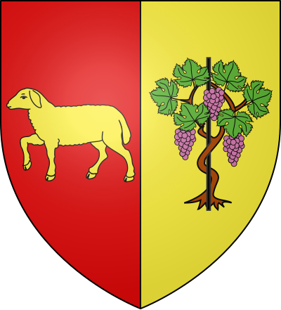 Blason de la commune Olmet-et-Villecun