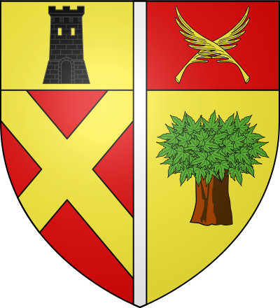 Blason de la commune Pierrerue