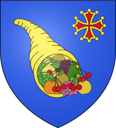 Blason de la commune Saint-Chinian