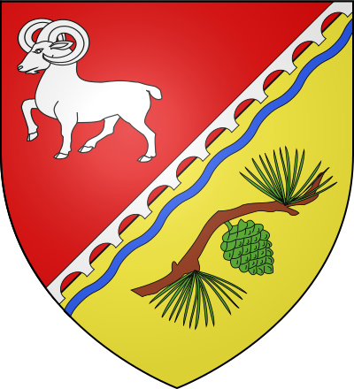 Blason de la commune Saint-Clément-de-Rivière