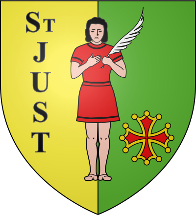 Blason de la commune Saint-Just