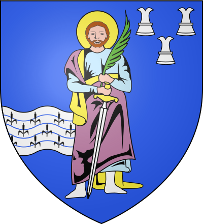 Blason de la commune Saint-Nazaire-de-Pézan