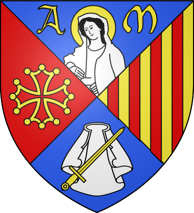 Blason de la commune Sauteyrargues