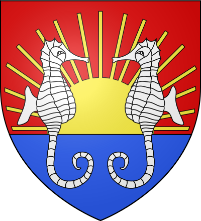 Blason de la commune Valras-Plage