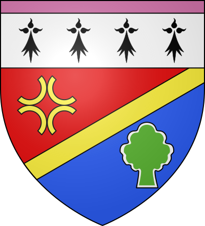 Blason de la commune Plesder