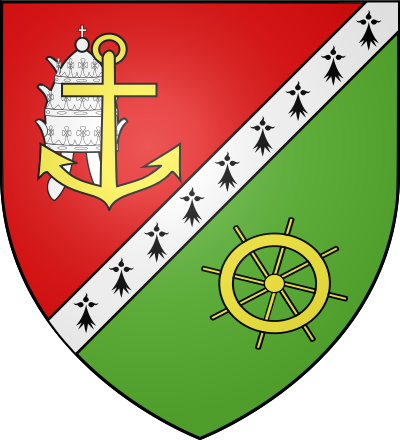 Blason de la commune La Richardais