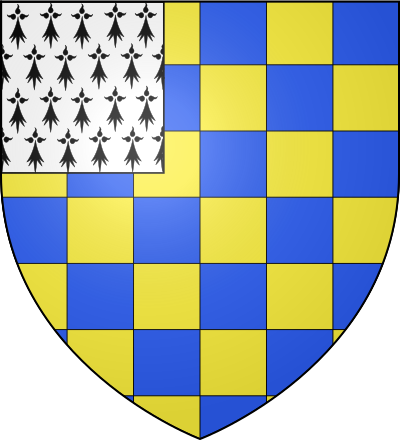 Blason de la commune Saint-Aubin-du-Cormier