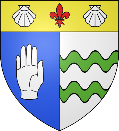 Blason de la commune Saint-Méloir-des-Ondes