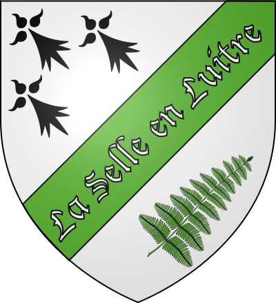 Blason de la commune La Selle-en-Luitré