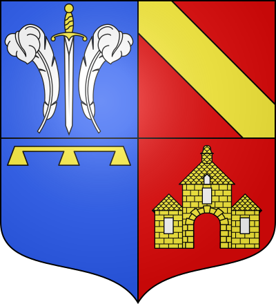 Blason de la commune Heugnes